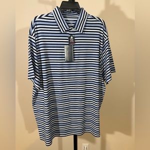 🔴 Nwt Roundtree Yorke mens XL polo golf shirt